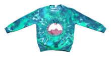 Load image into Gallery viewer, Christmas plum pudding sweatshirt - Tie dye unisex sweatshirt (adult &amp; children sizes) - Customisable colours