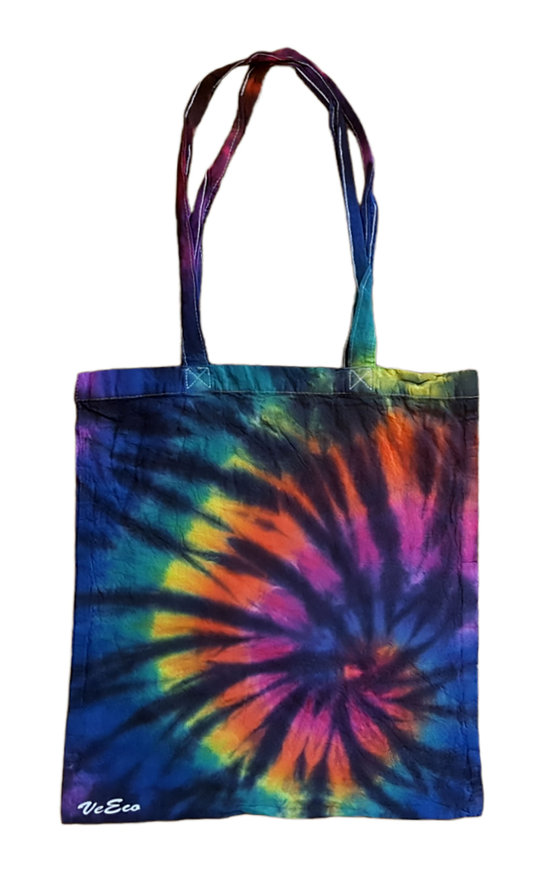 Gay Pride rainbow flag tote bag - Tie dye tote bag (One size) - Customisable Gay Pride flag colours