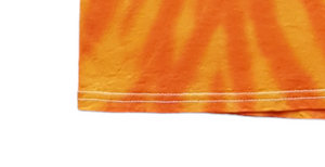 Closeup of the double stitch bottom hem