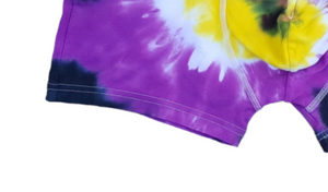 Gay Pride Tie Dye Boxers - Nonbinary Custom Underwear for LGBTQ+ Community