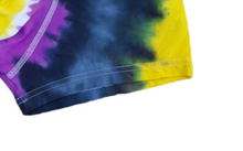 Load image into Gallery viewer, Gay Pride Tie Dye Boxers - Nonbinary Custom Underwear for LGBTQ+ Community