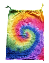 Load image into Gallery viewer, Personalised Happy Birthday gift bag - Tie dye gift bag (Multiple sizes) - colours customisable