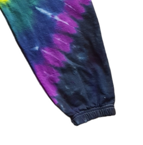 Gay Pride black & rainbow flag joggers - Tie dye joggers (Unisex adults) - Customisable Gay Pride flag colours