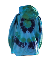 Load image into Gallery viewer, Bullseye pattern hoodie - Tie dye unisex hoodie (adult &amp; children sizes) - Colours customisable