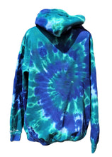 Load image into Gallery viewer, Spiral pattern hoodie - Tie dye unisex hoodie (adult &amp; children sizes) - Colours customisable