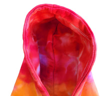 Load image into Gallery viewer, Gay Pride rainbow flag hoodie - Ice tie dye unisex hoodie (adult &amp; children sizes) - Customisable Gay Pride flag colours