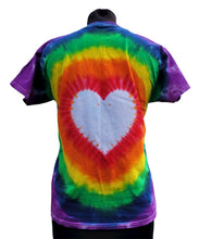 Load image into Gallery viewer, Gay Pride rainbow flag shirt - Tie dye short sleeve shirt (adult &amp; children sizes) - Customisable Gay Pride flag colours