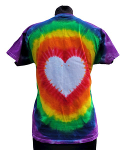 Gay Pride rainbow flag shirt - Tie dye short sleeve shirt (adult & children sizes) - Customisable Gay Pride flag colours