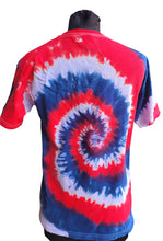 Load image into Gallery viewer, Union Jack shirt - Tie dye short sleeve shirt (adult &amp; children sizes) - colours customisable