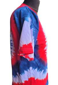 Union Jack shirt - Tie dye short sleeve shirt (adult & children sizes) - colours customisable