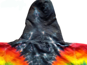 Gay Pride rainbow flag hoodie - Tie dye unisex hoodie (adult & children sizes) - Customisable Gay Pride flag colours