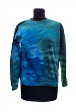 Load image into Gallery viewer, Incline sweatshirt - Ice tie dye unisex sweatshirt (adult &amp; children sizes) - Customisable colours