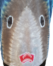 Load image into Gallery viewer, Shark shirt - Short sleeve tie dye shirt (adult &amp; children sizes) - colours customisable