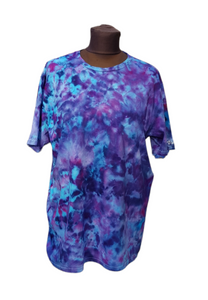 Galaxy shirt - Short sleeve ice tie dye shirt (adult & children sizes) - colours customisable